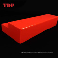 Custom Design Red Retail Acrylic Cosmetic Display Stand Riser